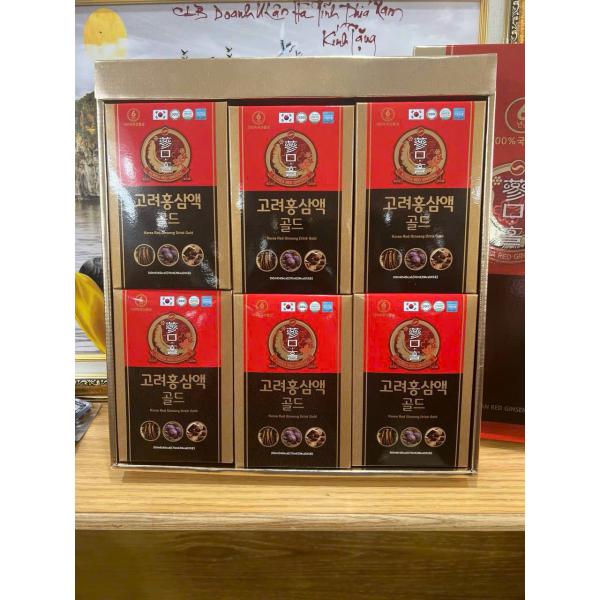 Nước Hồng Sâm Linh Chi Táo Đỏ Gold KGA Hàn Quốc 