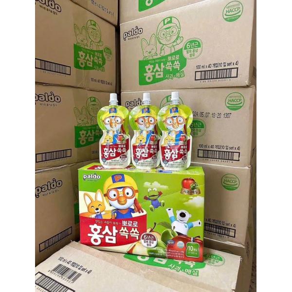 Nước Hồng Sâm Trái Cây PALDO PORORO