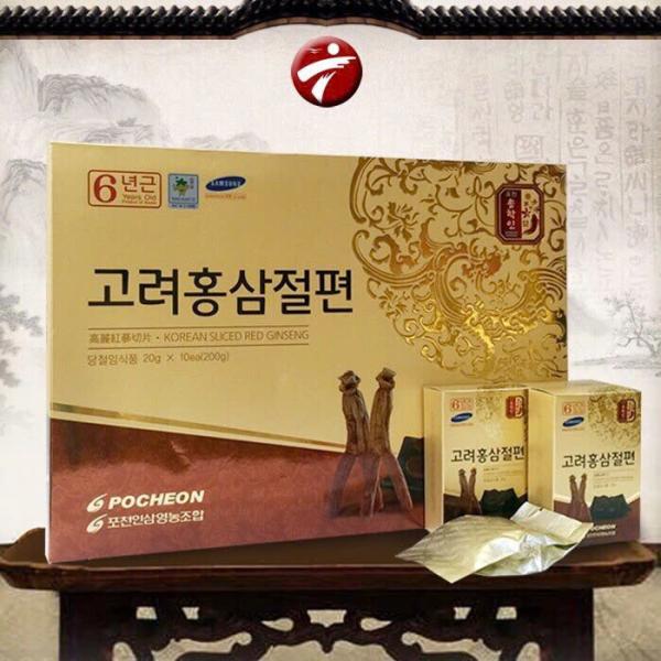 Hồng sâm lát mật ong Pocheon -korea sliced red ginseng