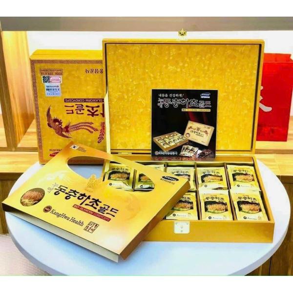 {NHẬP KHẨU HÀN QUỐC] ĐÔNG TRÙNG HẠ THẢO NƯỚC GỖ VÀNG KANGWHA