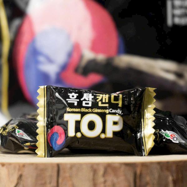Kẹo hắc sâm T.O.P Daesan Hàn Quốc 300g – Món vặt bổ dưỡng