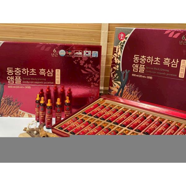 Tinh Chất Hắc Sâm Đông Trùng Hạ Thảo Cao Cấp 30 ống