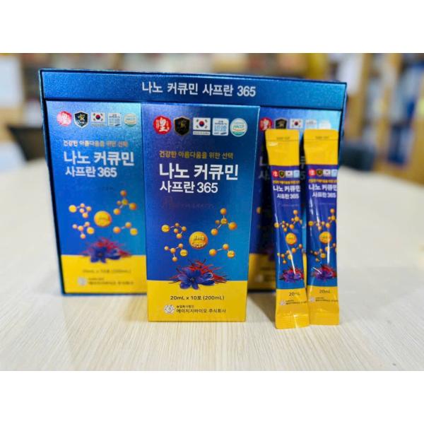 Tinh nghệ Nano Curcumin Nhuỵ hoa nghệ tây 30 gói