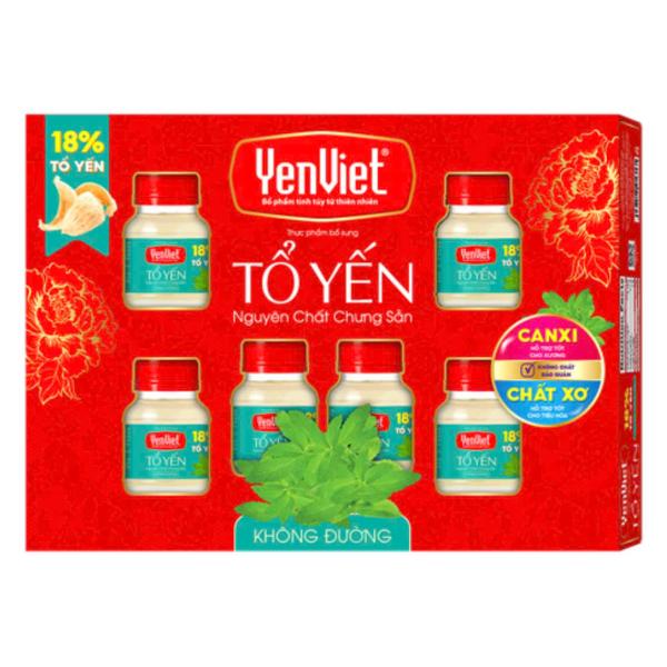 Yến Chưng Sẳn 6 lọ Không Đường