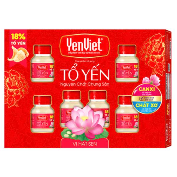 Yến chưng sẳn 6 lọ Vị Hạt Sen