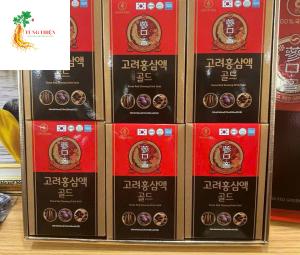 Nước Hồng Sâm Linh Chi Táo Đỏ Gold KGA Hàn Quốc 
