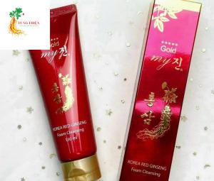 Sữa Rửa Mặt Hồng Sâm Đỏ My Gold Korea Red Ginseng Foam Cleansing