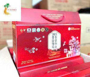 NƯỚC HỒNG SÂM LINH CHI ĐÔNG TRÙNG HẠ THẢO 365