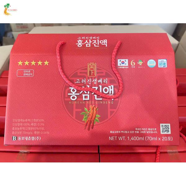 NƯỚC HỒNG SÂM 20Gói