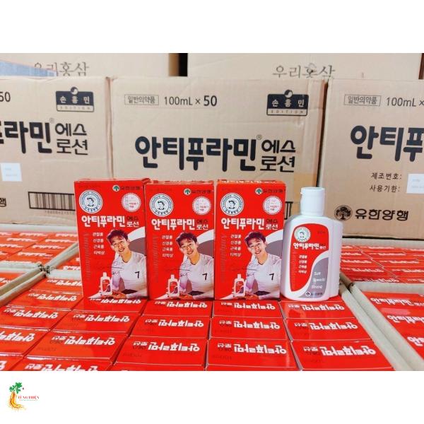Dầu Nóng Xoa Bóp Hàn Quốc Antiphlamine 100ml