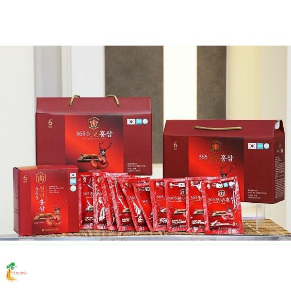 Nước Hồng Sâm Nhung Hươu Linh Chi 20 gói 365
