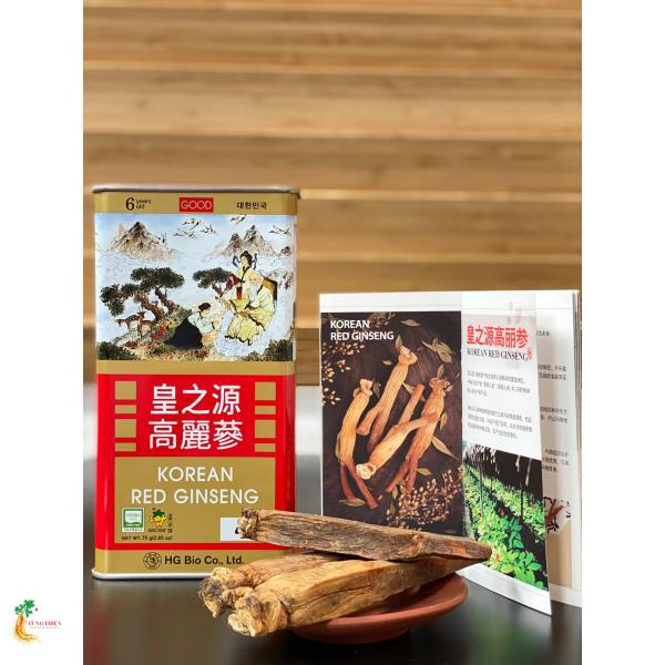 Hồng Sâm Hàn Quốc Củ Khô Hộp Thiết 300g HG BiO