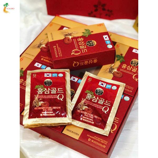 Nước hồng sâm nhung hươu linh chi v