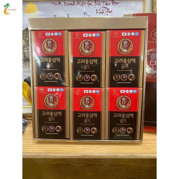 Nước Hồng Sâm Linh Chi Táo Đỏ Gold KGA Hàn Quốc 