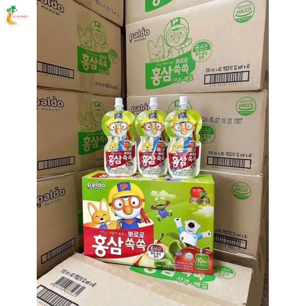 Nước Hồng Sâm Trái Cây PALDO PORORO