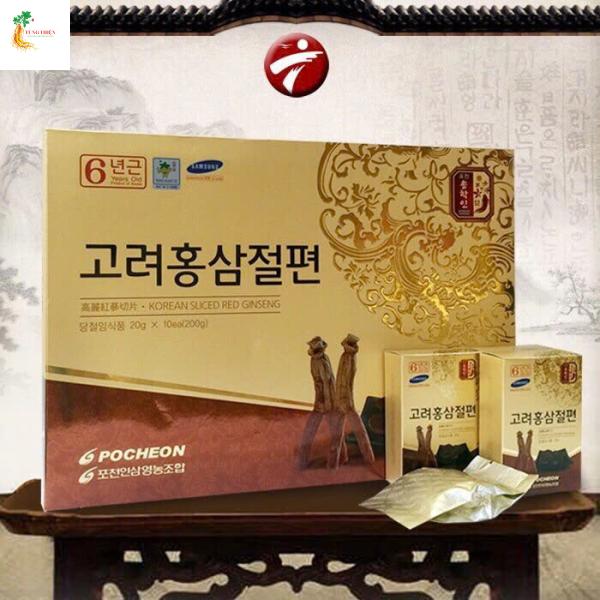 Hồng sâm lát mật ong Pocheon -korea sliced red ginseng