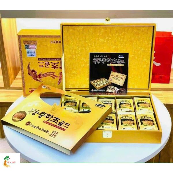 {NHẬP KHẨU HÀN QUỐC] ĐÔNG TRÙNG HẠ THẢO NƯỚC GỖ VÀNG KANGWHA