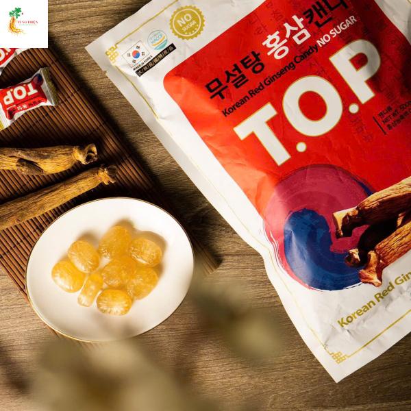KẸO HỒNG SÂM T.O.P KHÔNG ĐƯỜNG HÀN QUỐC 500G THƯỢNG HẠNG