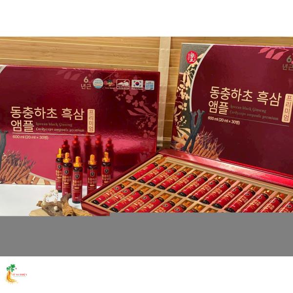 Tinh Chất Hắc Sâm Đông Trùng Hạ Thảo Cao Cấp 30 ống