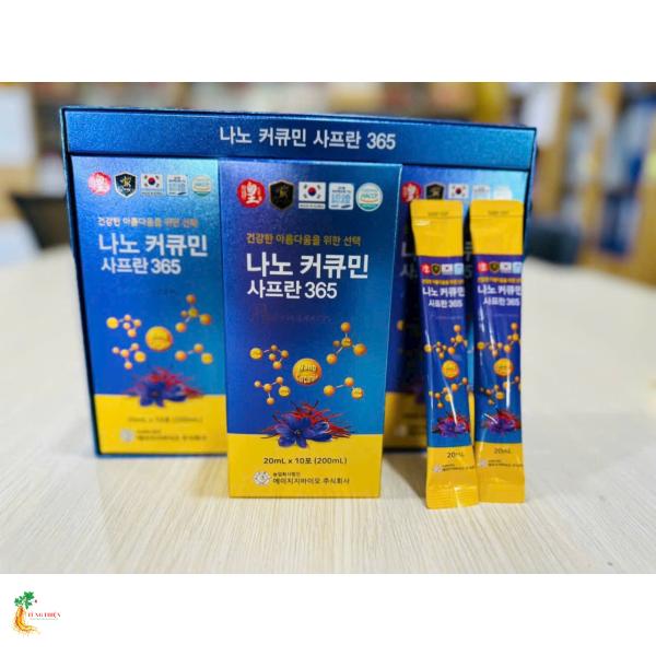 Tinh nghệ Nano Curcumin Nhuỵ hoa nghệ tây 30 gói