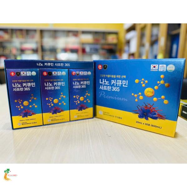 Tinh nghệ Nano Curcumin Nhuỵ hoa nghệ tây 30 gói