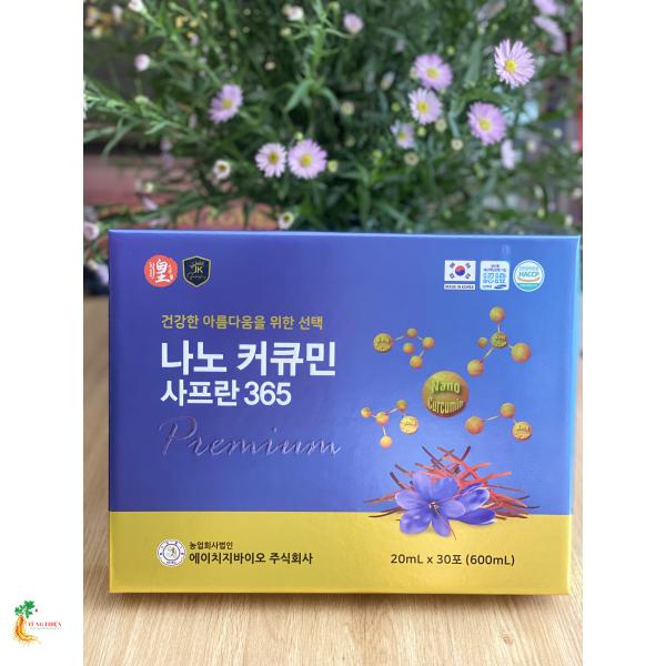 Tinh nghệ Nano Curcumin Nhuỵ hoa nghệ tây 30 gói