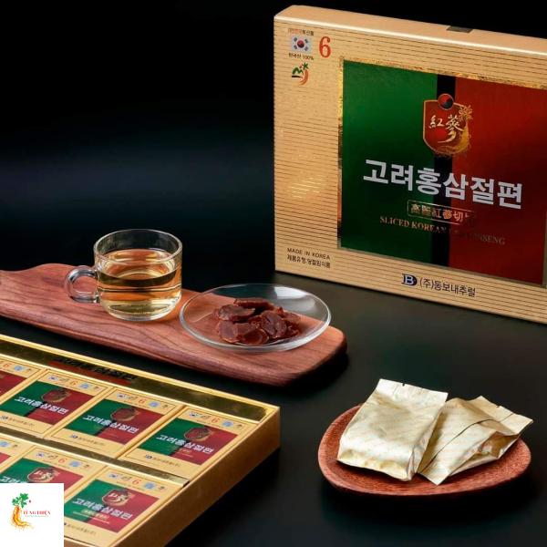Hồng Sâm Lát Tẩm Mật Ong Hàn Quốc 200g Daesan  Sliced Korean Red Ginseng