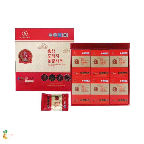Nước Hồng Sâm Cát Cánh Đông Trùng Hạ Thảo KGA 30 Gói