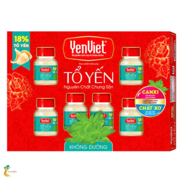 Yến Chưng Sẳn 6 lọ Không Đường