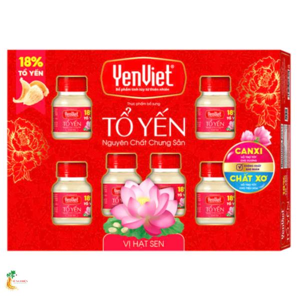 Yến chưng sẳn 6 lọ Vị Hạt Sen